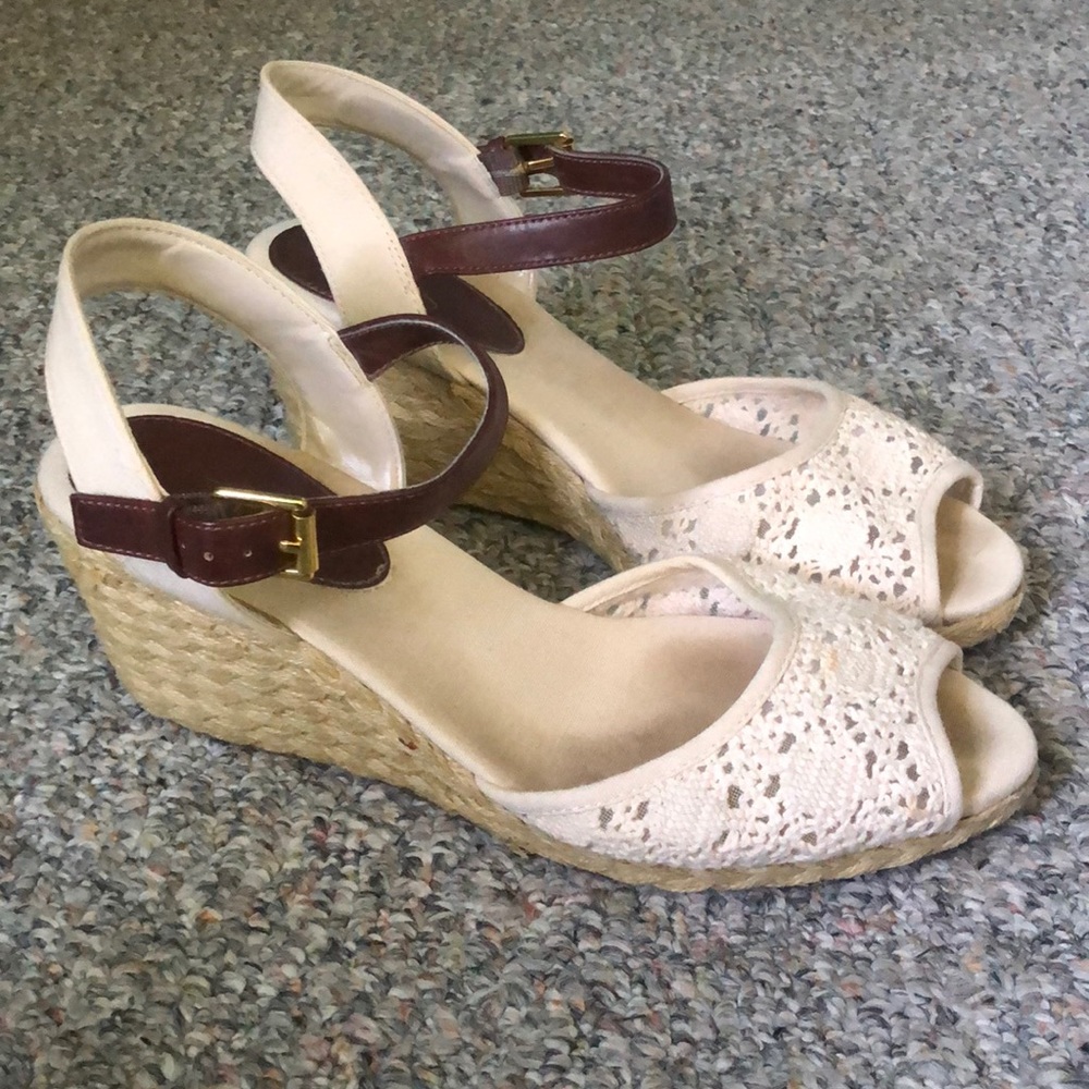 Chaps crocheted wedges